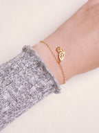 Pulseira da Amizade Borboleta Folheado