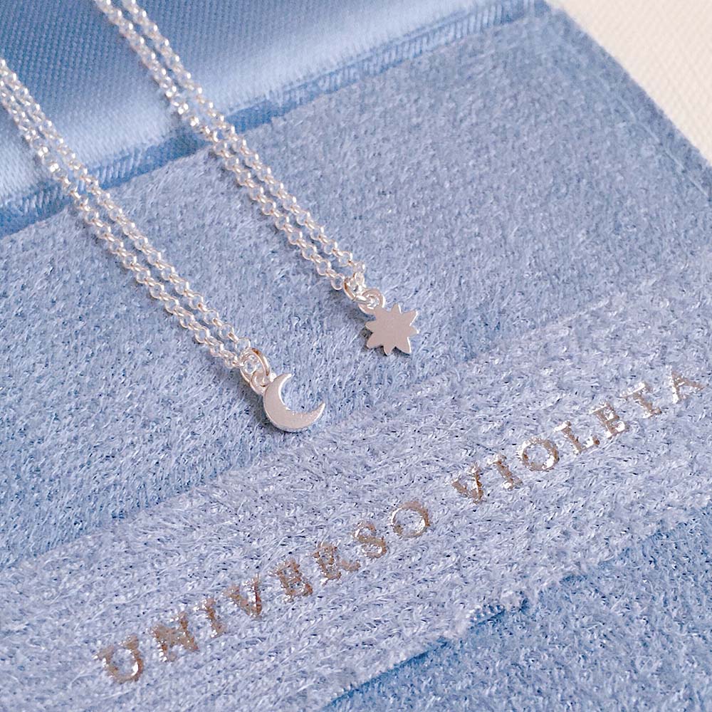 Pulseira da Amizade Sol e Lua em Prata 925