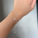 Pulseira da Amizade Sol e Lua em Prata 925