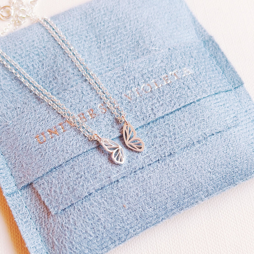 Pulseira da Amizade Borboleta em Prata 925