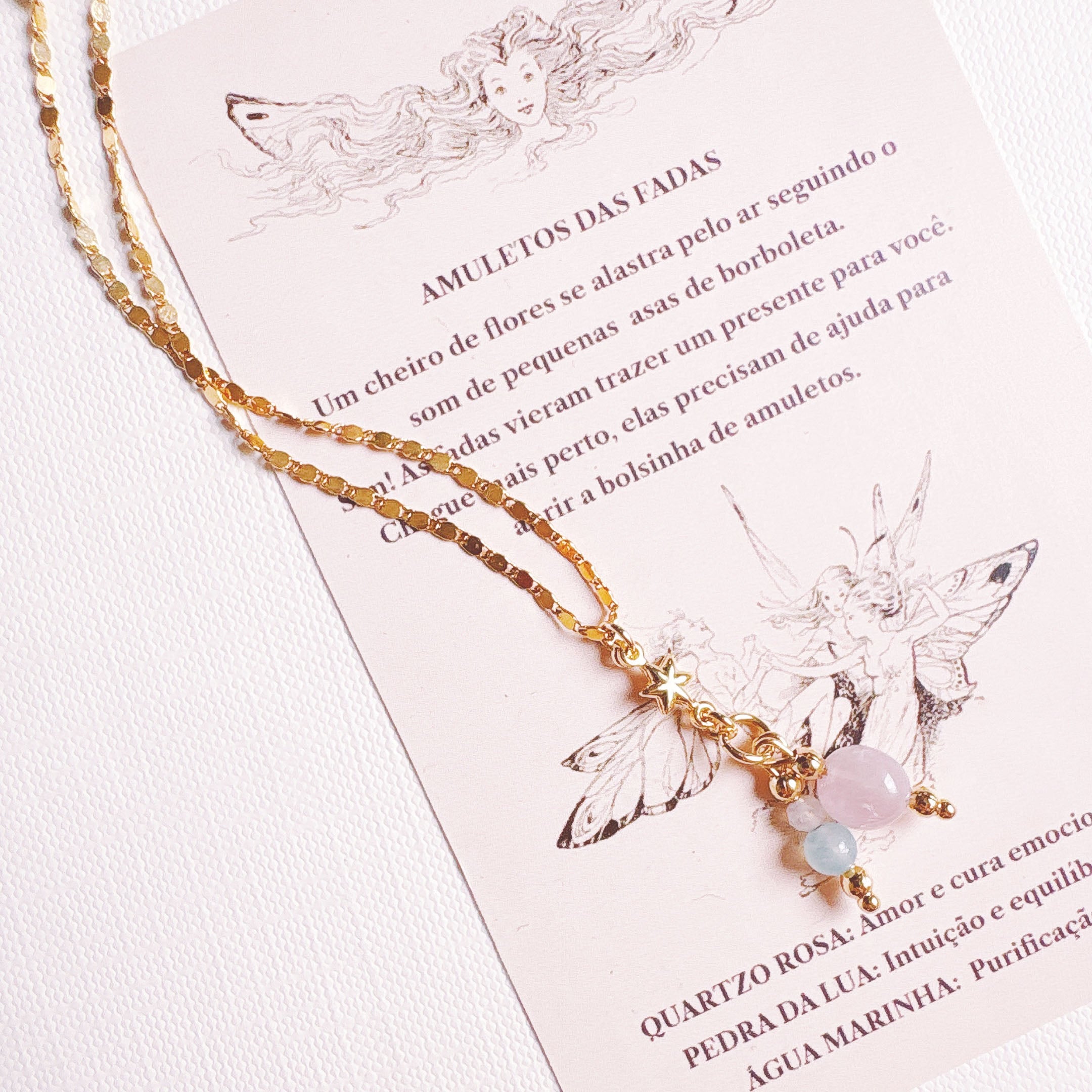 Colar Amuleto das Fadas