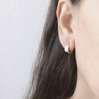 Argola Redonda Pequena Folheada