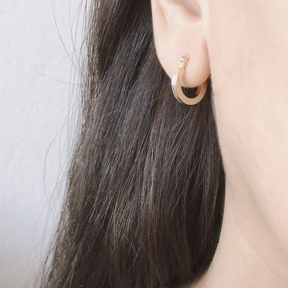 Argolinha Pequena Folheada