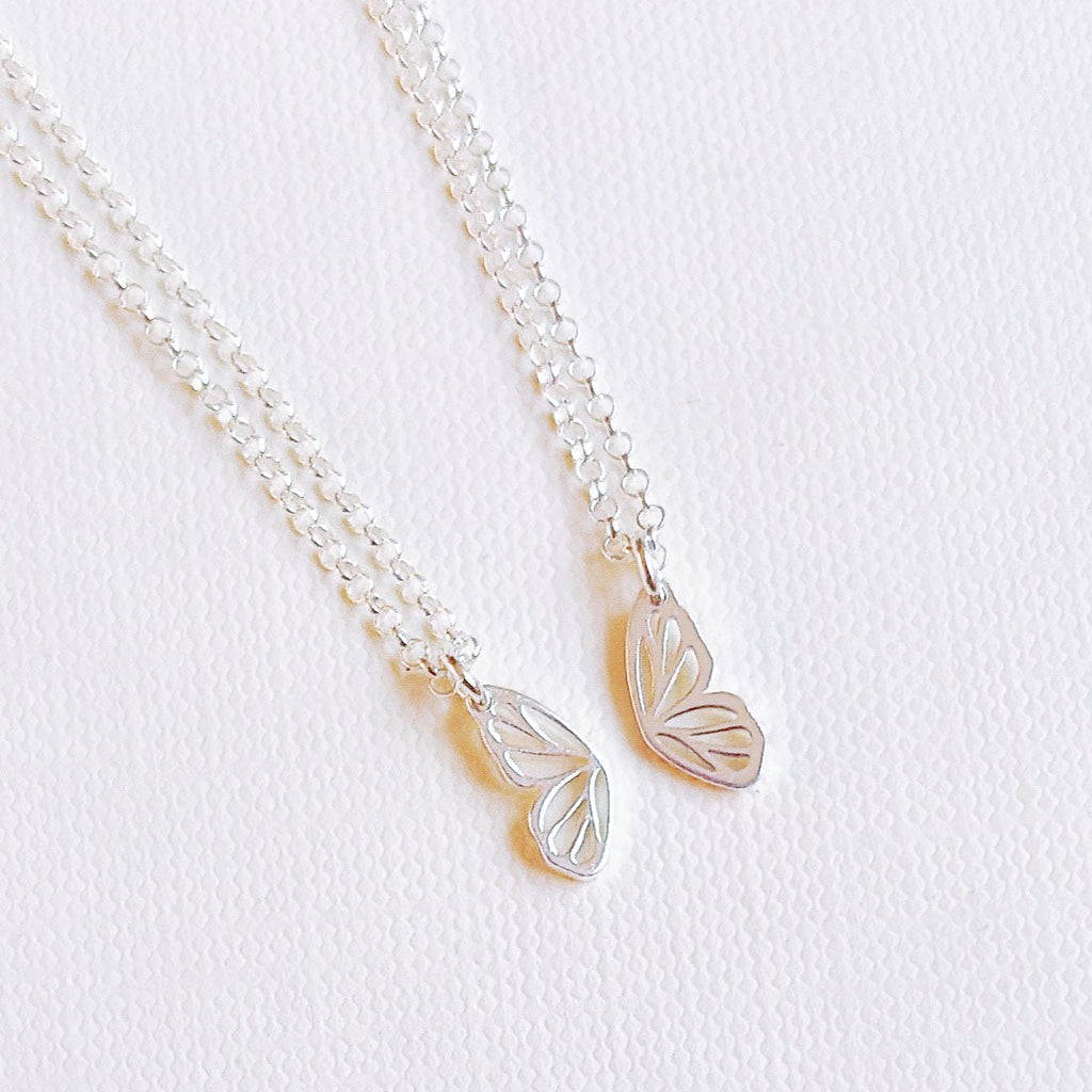 Pulseira da Amizade Borboleta em Prata 925