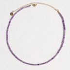 Choker de Ametista Folheado