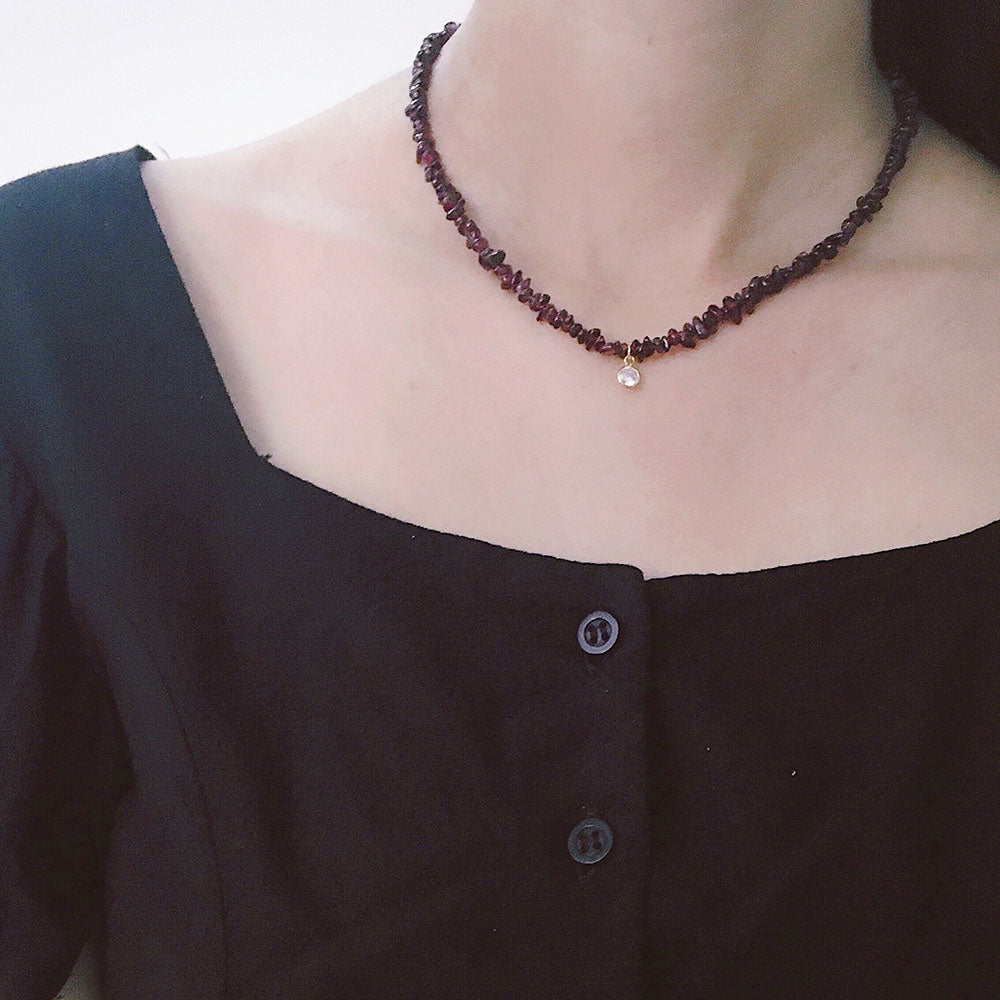 Colar Granada Folheado