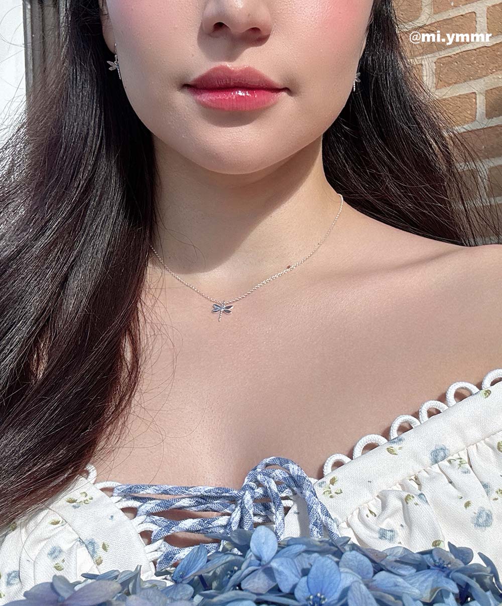 Colar Libélula em Prata 925