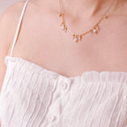 Choker Pedra da Lua Folheado