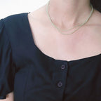 Colar Peridoto Folheado