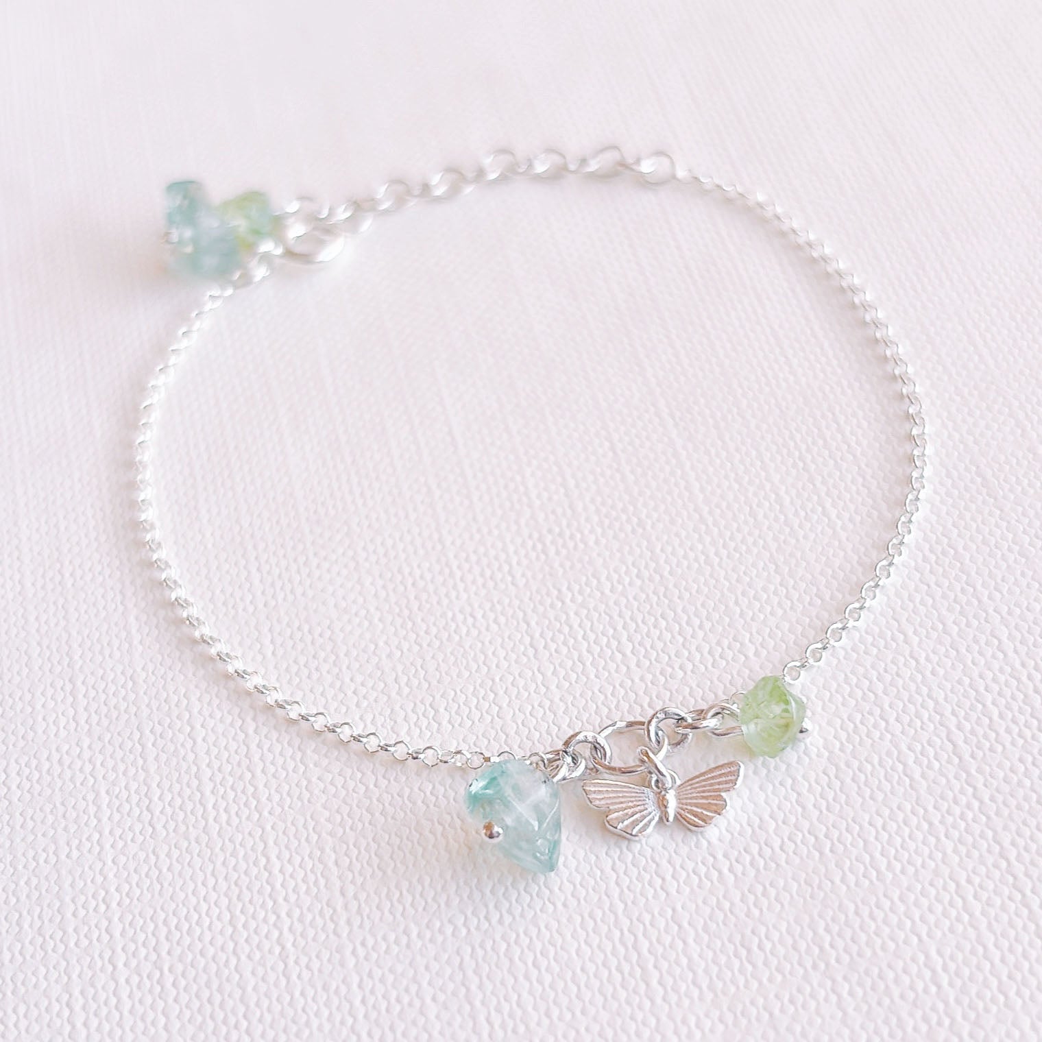 Pulseira Mariposa em Prata 925