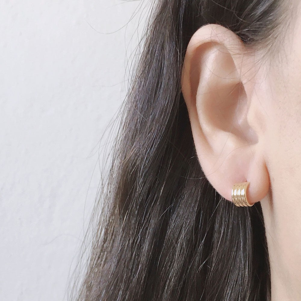 Mini Argola Aberta Folheada