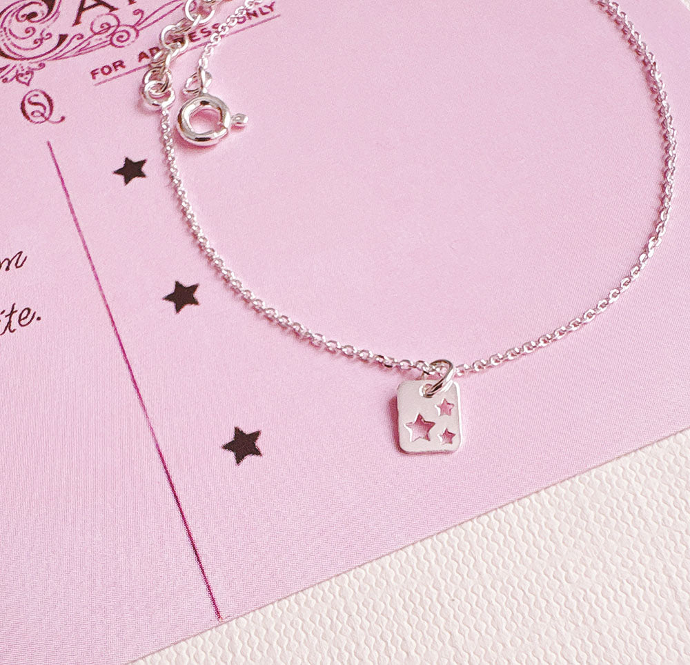 Pulseira Três Desejos em Prata 925