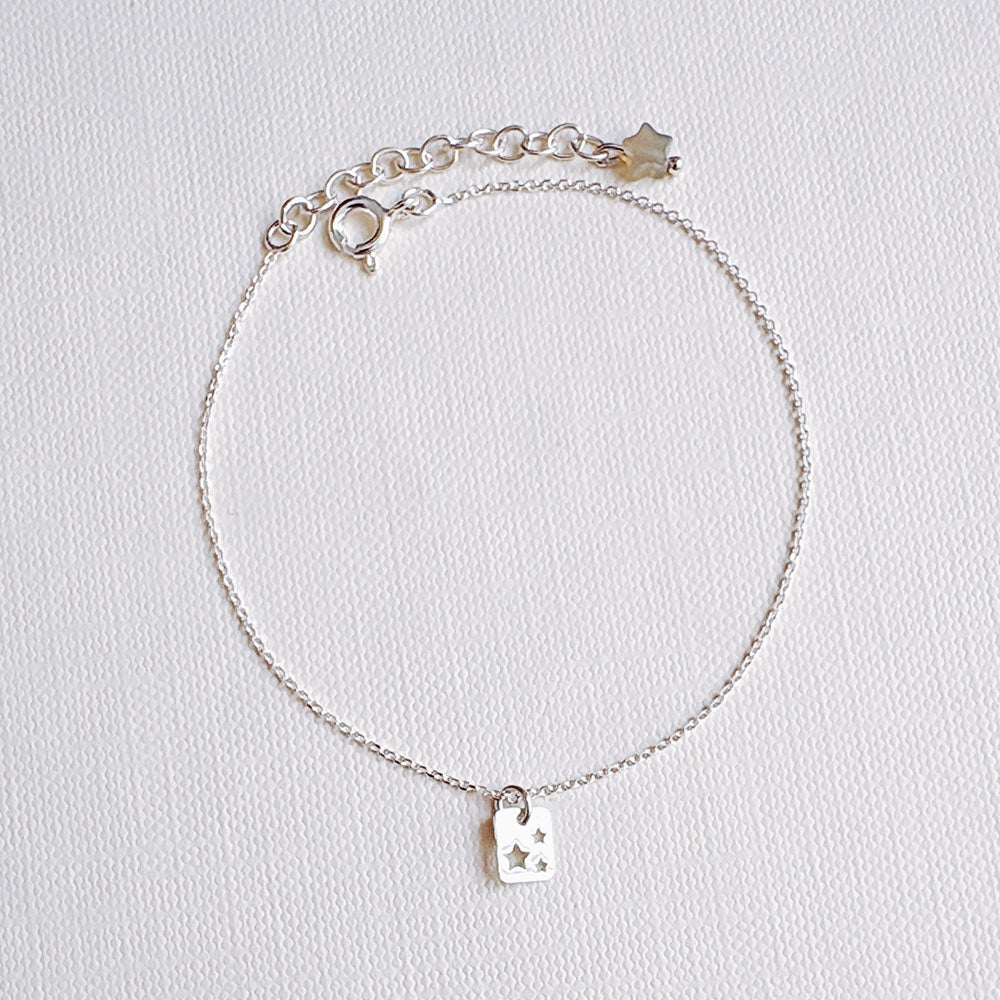 Pulseira Três Desejos em Prata 925