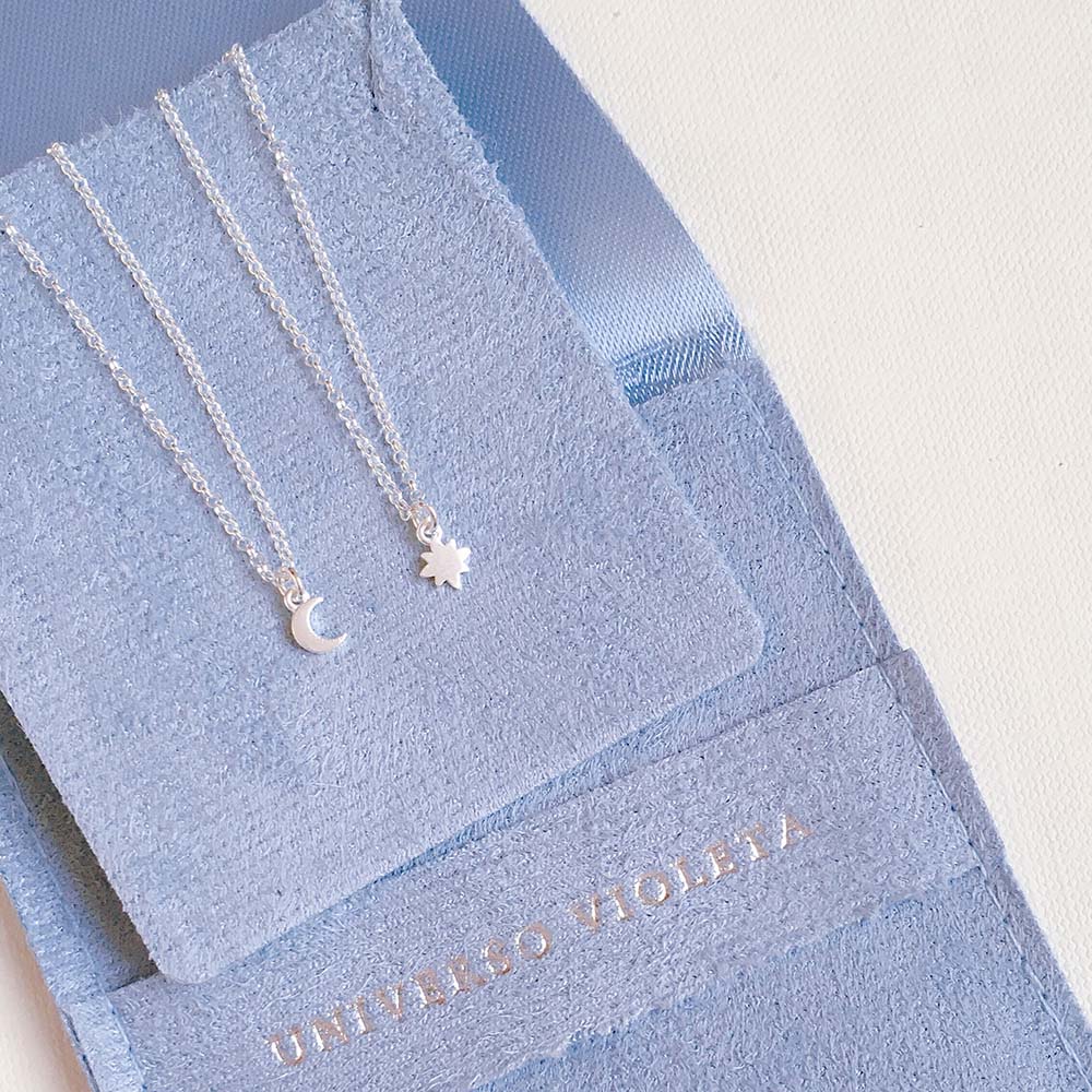 Pulseira da Amizade Sol e Lua em Prata 925